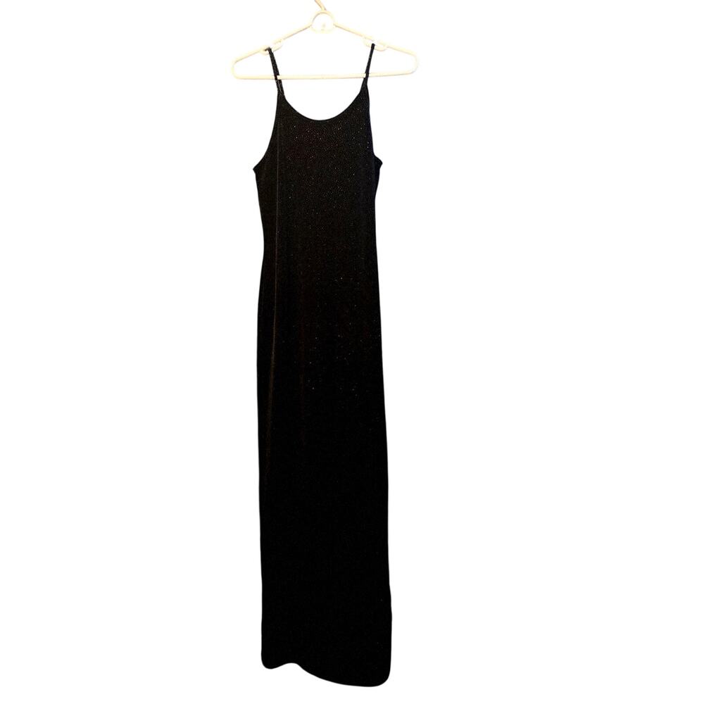Onyx Nite y2k sparkle velvet maxi dress size 8 whimsygoth dark fairy